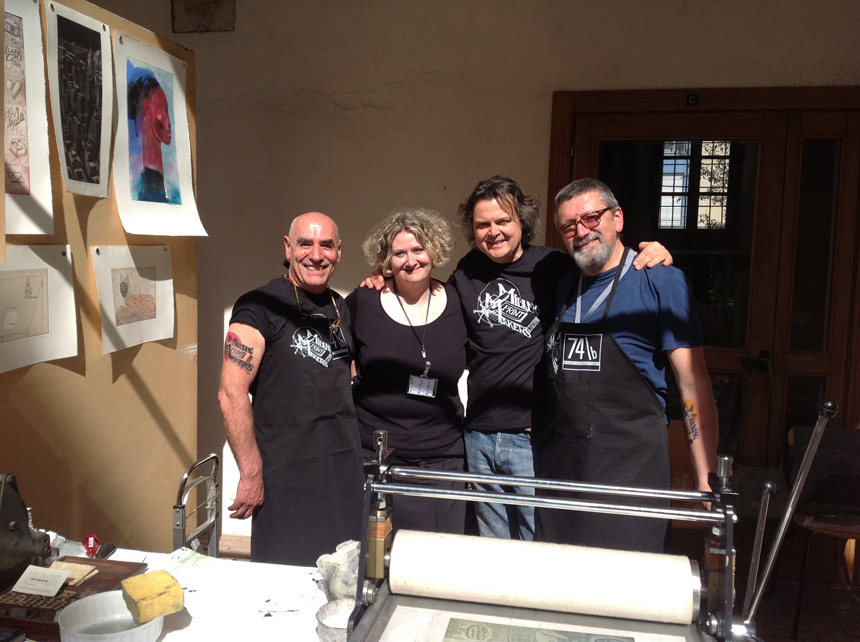 Milano Print makers, Inchiostro festival, Alessandria, 2013