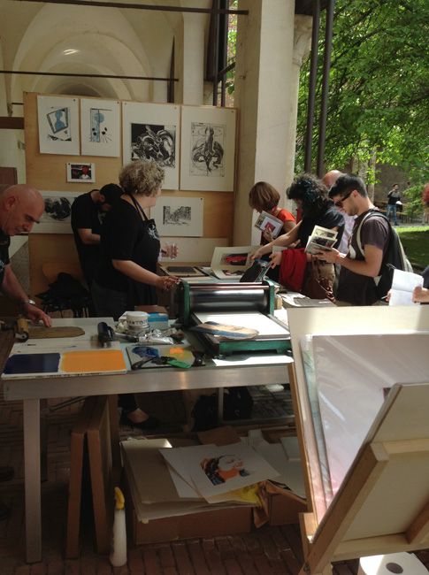 Milano Print makers, Inchiostro festival, Alessandria, 2013