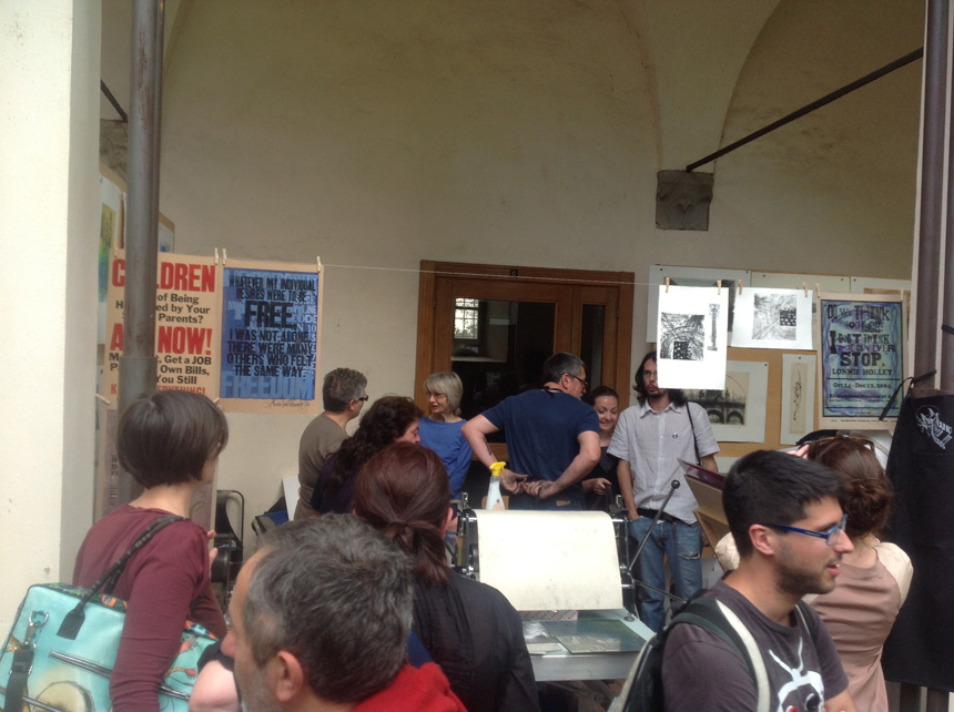 Milano Print makers, Inchiostro festival, Alessandria, 2013