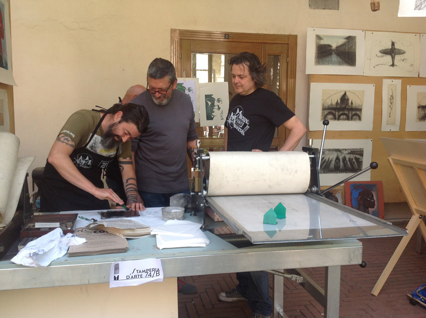 Milano Print makers, Inchiostro festival, Alessandria, 2013