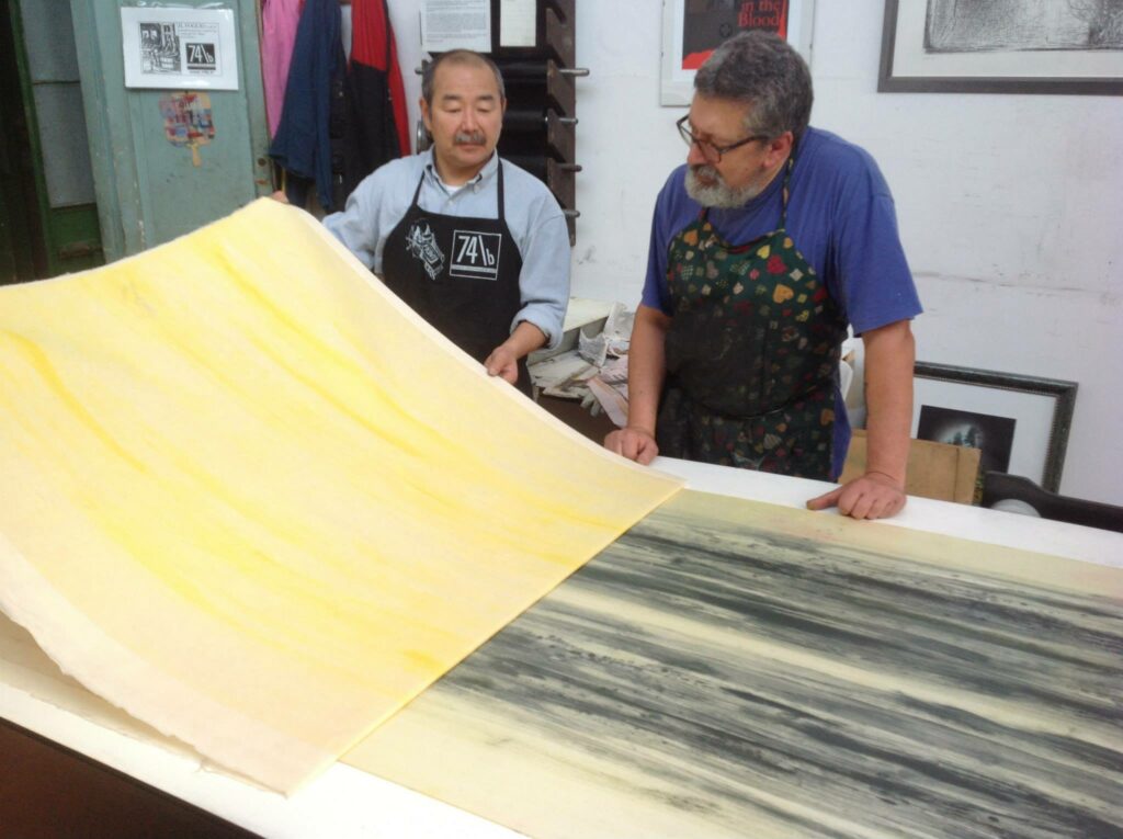 Milano Print makers, Shin On Hanga, Shuhei Matsuyama, 2013