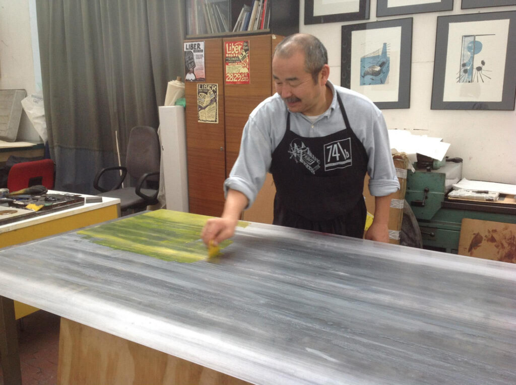 Milano Print makers, Shin On Hanga, Shuhei Matsuyama, 2013