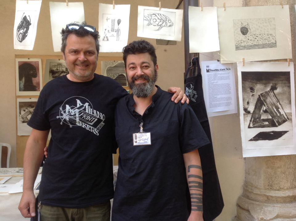 Milano Print makers, Inchiostro Festival Alessandria, Ivane ed Emi, 2014