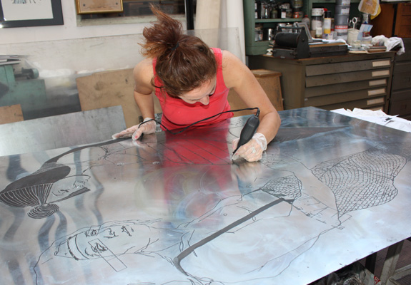 Milano Print makers, Work in progress, Elena Monzo, 2014