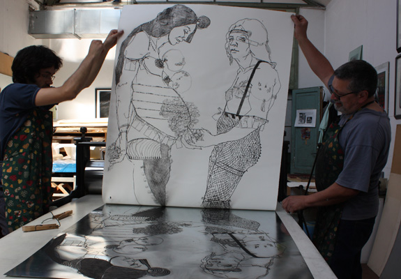 Milano Print makers, Work in progress, Elena Monzo, 2014