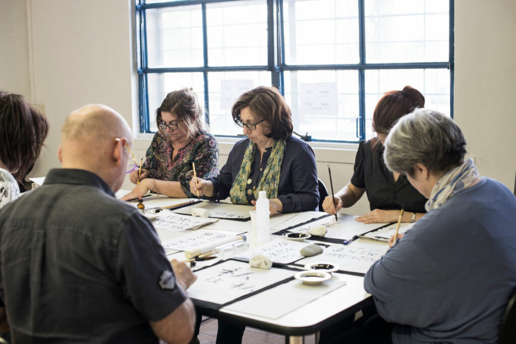 Milano Print makers, Corso di calligrafia giapponese, 2014