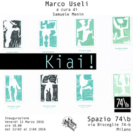 Milano Print makers, Kiai!, Marco Useli, 2016