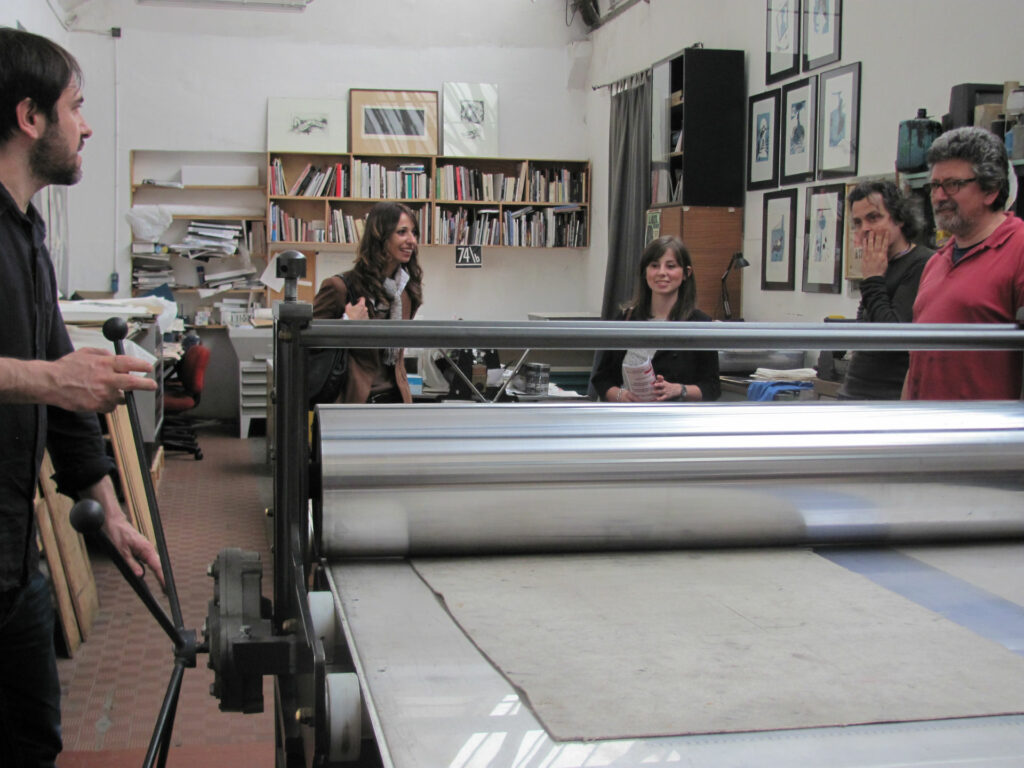 Milano Print makers, Progetto calcografico sul cinema, Gianluca Negrini, 2013