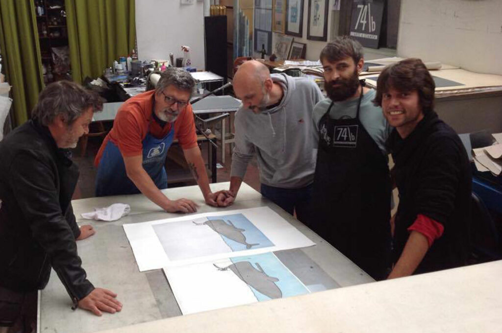 Milano Print makers, Whales & Fisherman, 2015, tutti